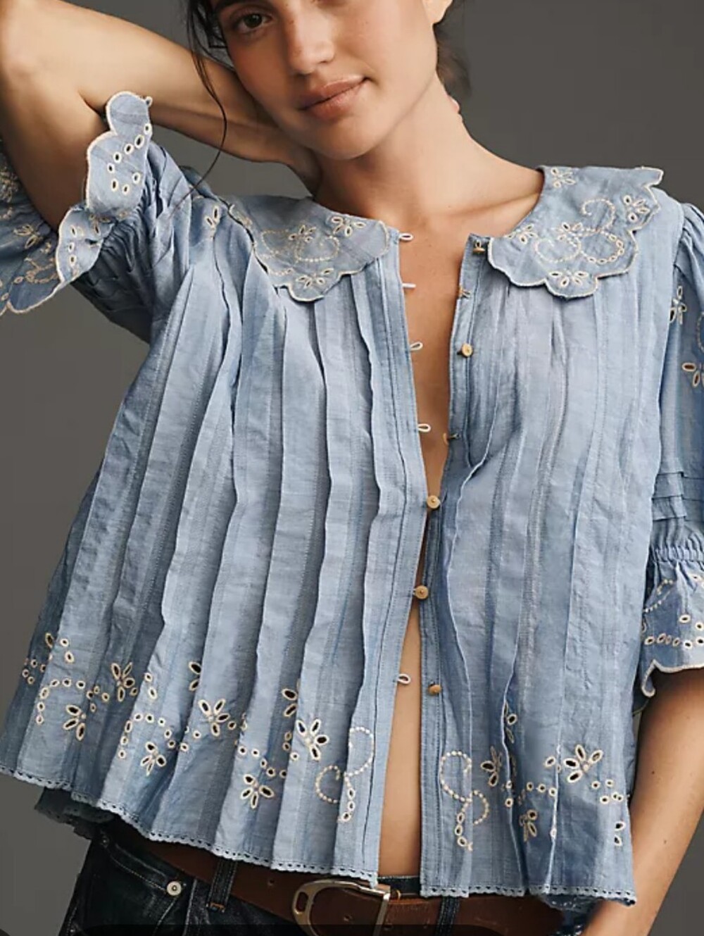 Maeve Eyelet Top